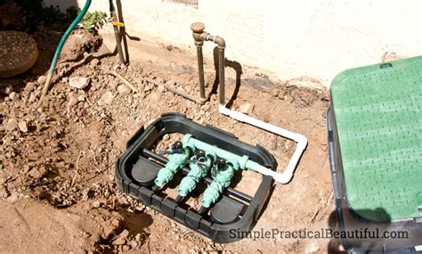 How to Install Irrigation Valves: Part 1 of the Sprinkler System - Simple Practical Beautiful