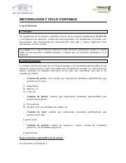 Metodolog A Y Ciclo Contable Pdf Metodolog A Y Ciclo Contable Las