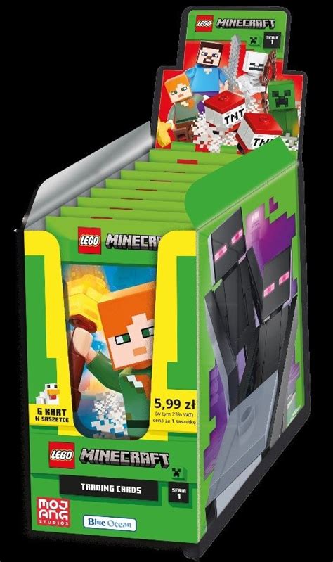 Lego Minecraft TCC Box 25 Saszetek Z Kartami Burda Media Polska Sp Z