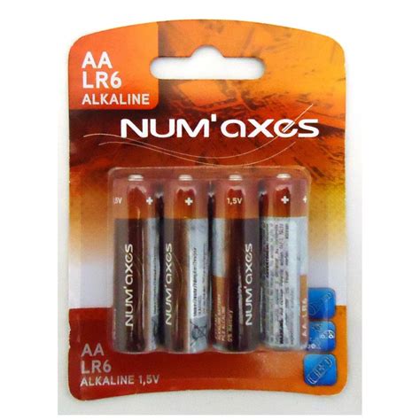 Pack de 4 piles AA 1,5V LR06