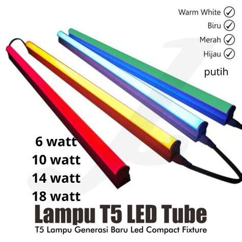 Jual Lampu Tl Neon T Warna Warni Watt Watt Watt Watt