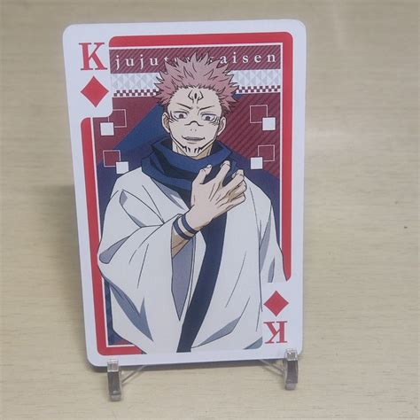 Sukuna Jujutsu Kaisen Playing Cards Set Hobbies And Toys Toys And Games On Carousell