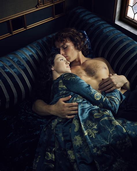 Outlander Season 2 Sam Heughan Caitriona Balfe Interview Collider