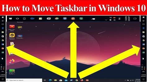 How To Move Taskbar In Windows 10 YouTube