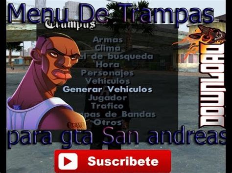 Descargar Menú de Trampas para Gta San Andreas TUTORIAL YouTube