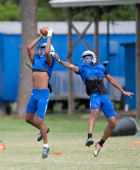 Booker T Washington Football Team Conducts Spring Practice