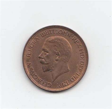 King George V One Penny M J Hughes Coins