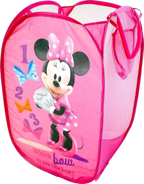 Disney Minnie Mouse Pop Up Hamper With Durable Carry