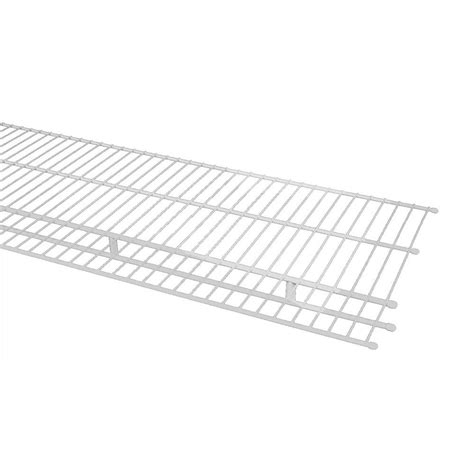 Closetmaid 144 In X 16 In Steel Ventilated Wire Shelf And Rod 37305