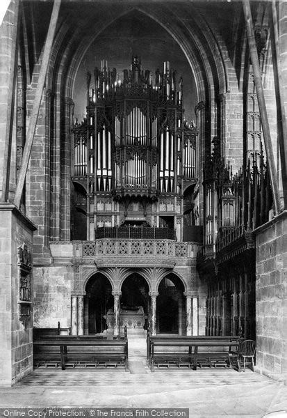 Photo of Chester, The Cathedral Organ Screen 1888