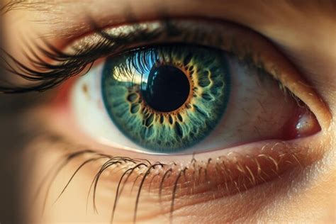 Concepto De Primer Plano Del Ojo Humano Foto Premium