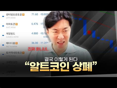 알트코인 상장폐지 결국 이렇게 됐네요