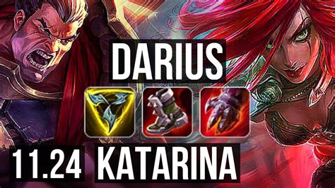 Darius Vs Katarina Top 6 Solo Kills 900 Games 1 4m Mastery Kr