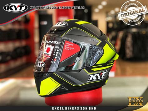 KYT HELMET TT COURSE TOURIST MATT YELLOW FLUO Full Face Helmet