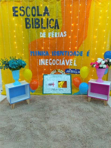 Decoração EBF Decoração infantil da igreja Ideias para decoração de