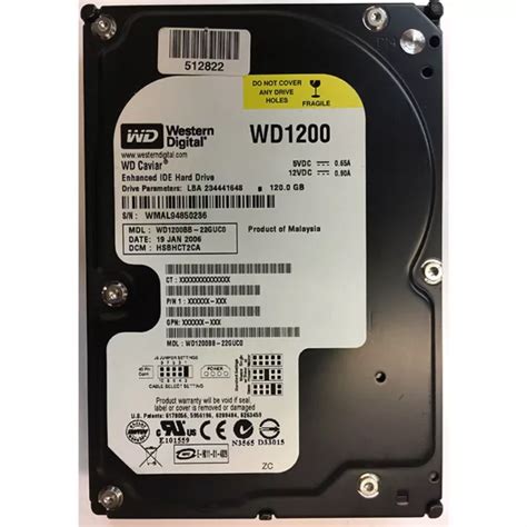 WD1200BB-22GUC0 - WESTERN Digital 120GB 7200 RPM IDE 3.5" HDD $125.42 ...