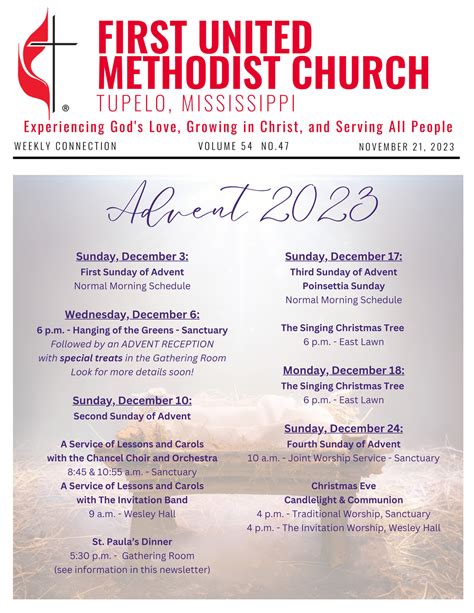 First United Methodist Church Tupelo Ms Fumc Newsletter