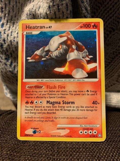 Heatran Holo Diamond Pearl Legend K P P