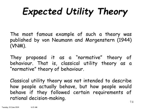 PPT - Expected Utility Theory PowerPoint Presentation, free download - ID:1417450