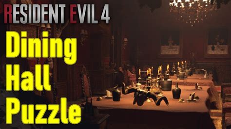 Resident Evil 4 Remake Dining Hall Puzzle Guide Chapter 9 Snake Statue