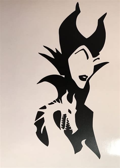 Maleficent Dragon Vinyl Sticker Decal Etsy