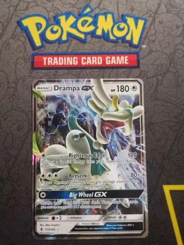 Drampa Gx 115 145 Ultra Rare Guardians Rising Pokemon Tcg MercadoLibre