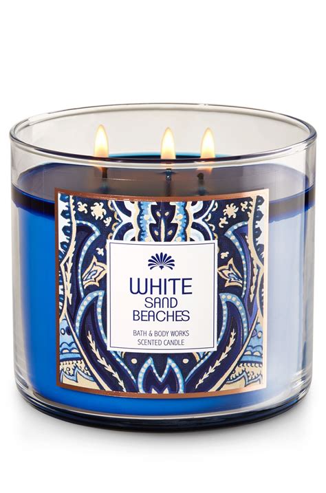 White Sand Beaches 3 Wick Candle Home Fragrance 1037181 Bath And Body Works Bath And Body