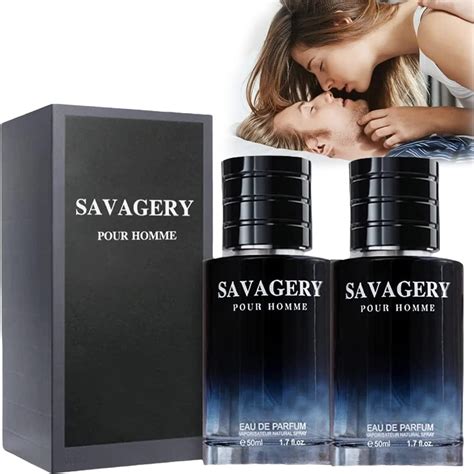 Lot de 2 flacons de parfum pour homme Flysmus Savagery Phéromones 50 ml