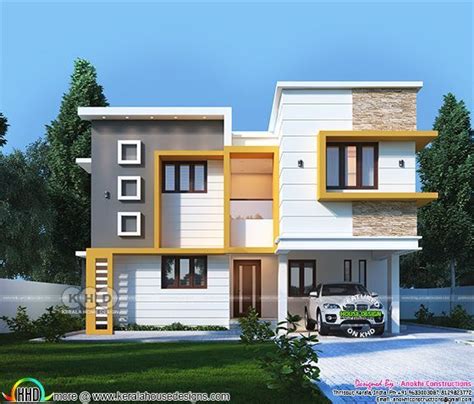 Contemporary flat roof beautiful house (Kerala home design) | Kerala ...