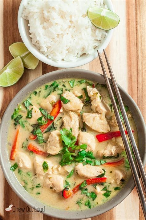 Thai Green Curry chicken | Chew Out Loud