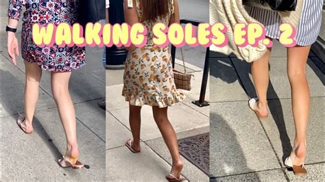 White And Latina Feet Candid Walking Soles Legs Episode 2 YouTube