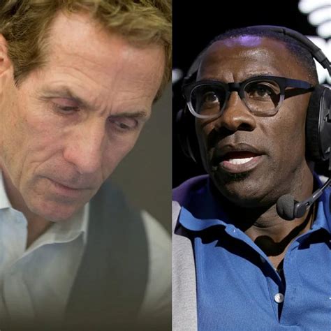 God Bless Him Exiting Host Shannon Sharpe Calms Down Skip Bayless