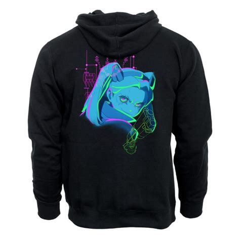 Cyberpunk Edgerunners Hooded Sweater Neon Rebecca Cyberpunk 2077