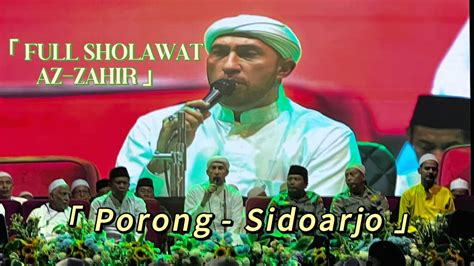 Habib Bidin Azzahir Terbaru Full Sholawat Azzahir Porong