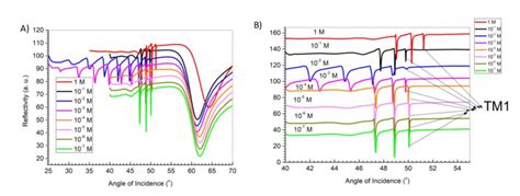 Spr Ows Spectra A And Magnification Of Optical Waveguide Mode Regions