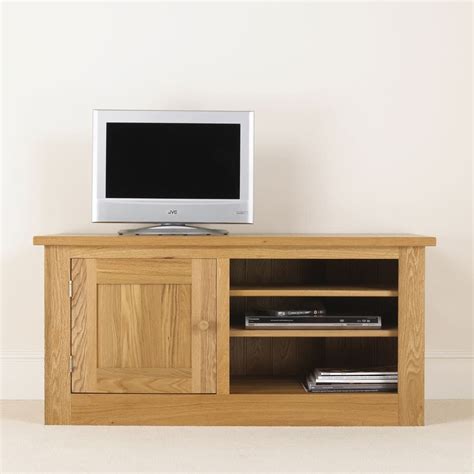 Quercus Solid Oak Tv Unit 12m With Door Con Tempo Furniture