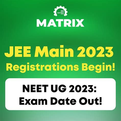 Jee Main And Neet Ug 2023 Exam Dates Out Now