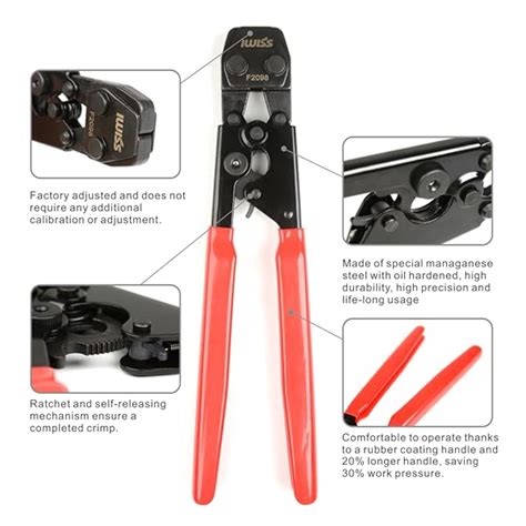 IWISS PEX Cinch Clamp Crimping Tool For Stainless Steel Clamps Sizes