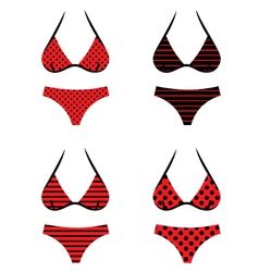 Retro Lingerie Set Royalty Free Vector Image Vectorstock