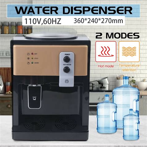 Miumaeov Premium Countertop Water Cooler Water Dispenser Hot And Cold Water V W Electric