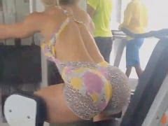 Flagra Amateur De Rubia Caliente Haciendo Ejercicio En Smart Fit Gym En RJ De Una Manera Muy