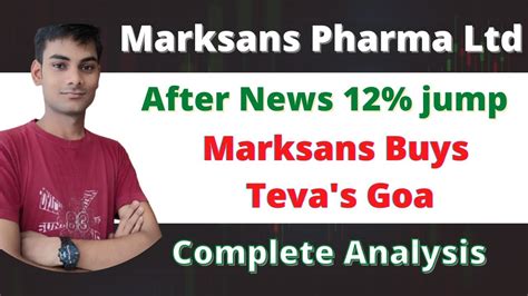 Marksans Pharma Share Latest News Marksans Pharma Share News Youtube