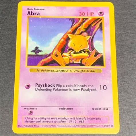 Abra Pokemon Cards - Find Pokemon Card Pictures With Our Database ...