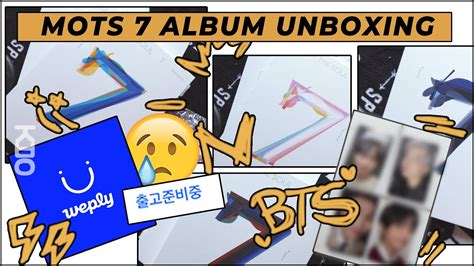 Unboxing 4k 방탄소년단 Bts Mots 7 Album Set Weply 언박싱 Youtube