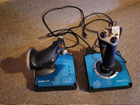 Saitek X45 Flight Control System Joystick And Throttle USB