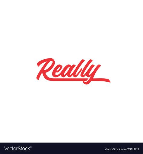 Really logo Royalty Free Vector Image - VectorStock