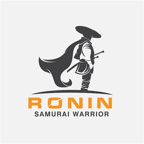 Premium Vector | Samurai warrior logo design template