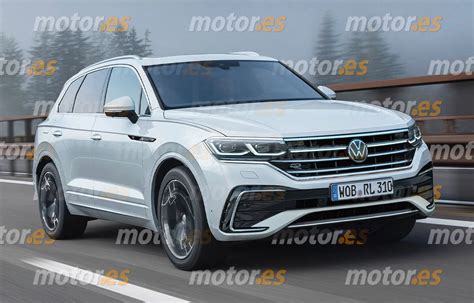 Adelanto Del Volkswagen Touareg Facelift El Suv Alemán Estrenará