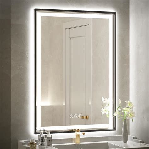 Amazon FTOTI 24x32 Inch LED Bathroom Mirror With Lights Frontlit