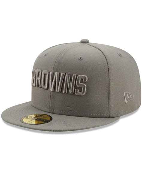 Заказать Бейсболки Мужская серая приталенная шляпа Cleveland Browns ...